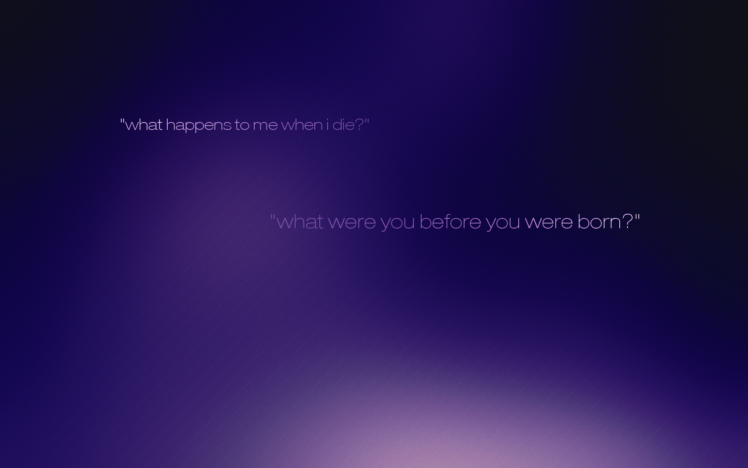 atheist, Purple, Born, Die, Death HD Wallpaper Desktop Background