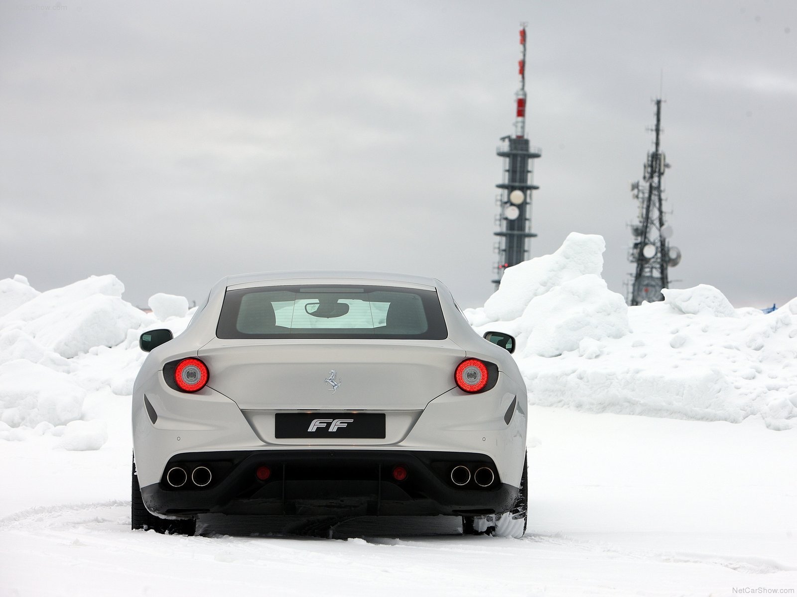 2012, Ferrari, Silver, Supercar, Italian Wallpaper