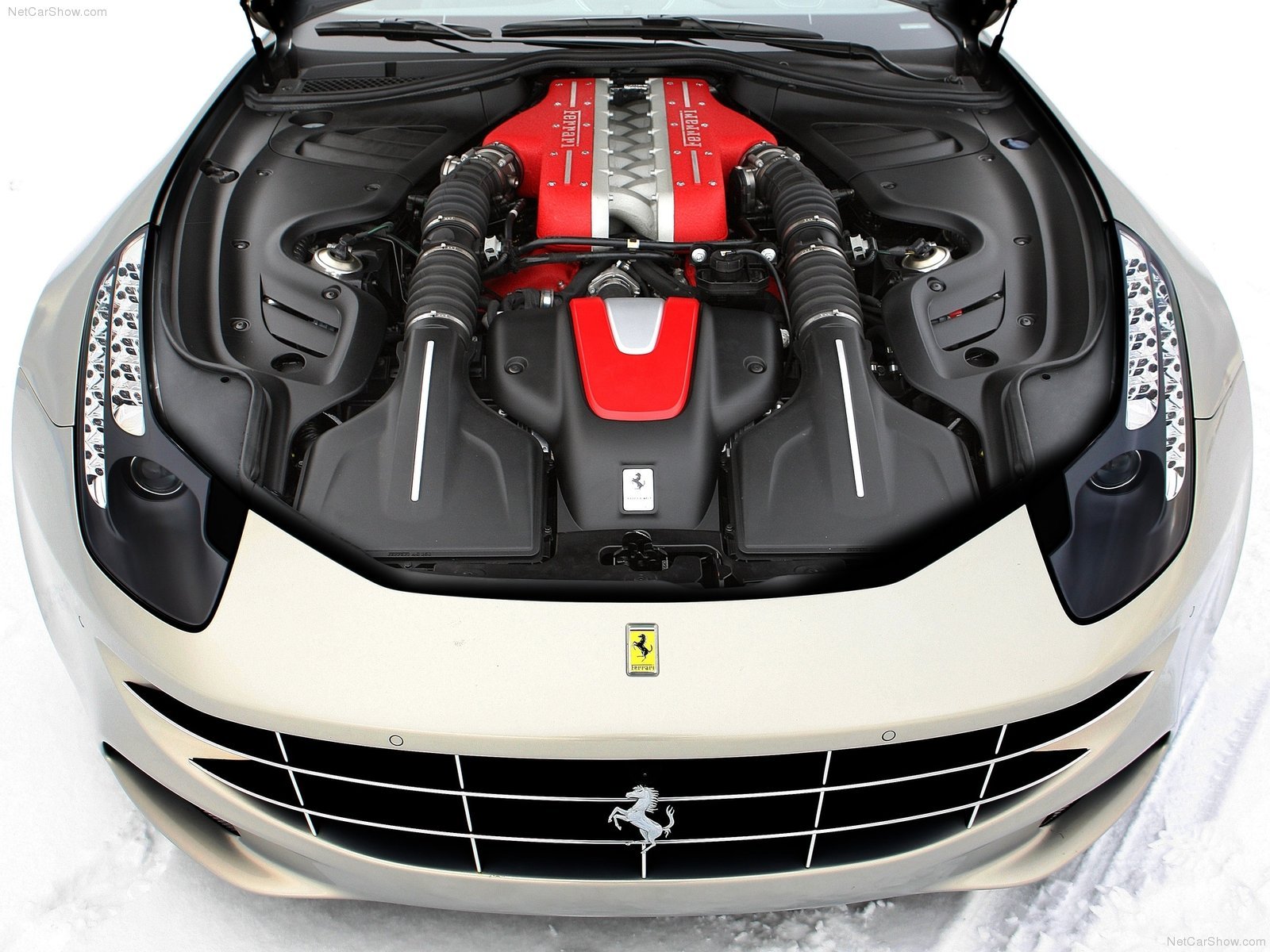 2012, Ferrari, Silver, Supercar, Italian Wallpaper