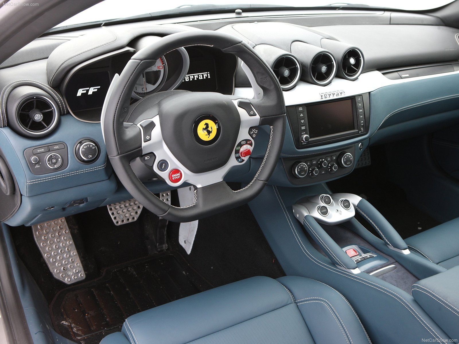 2012, Ferrari, Silver, Supercar, Italian Wallpaper