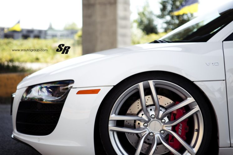 2014, Audi, R8, V10, Pur, Wheels, Tuning, White HD Wallpaper Desktop Background