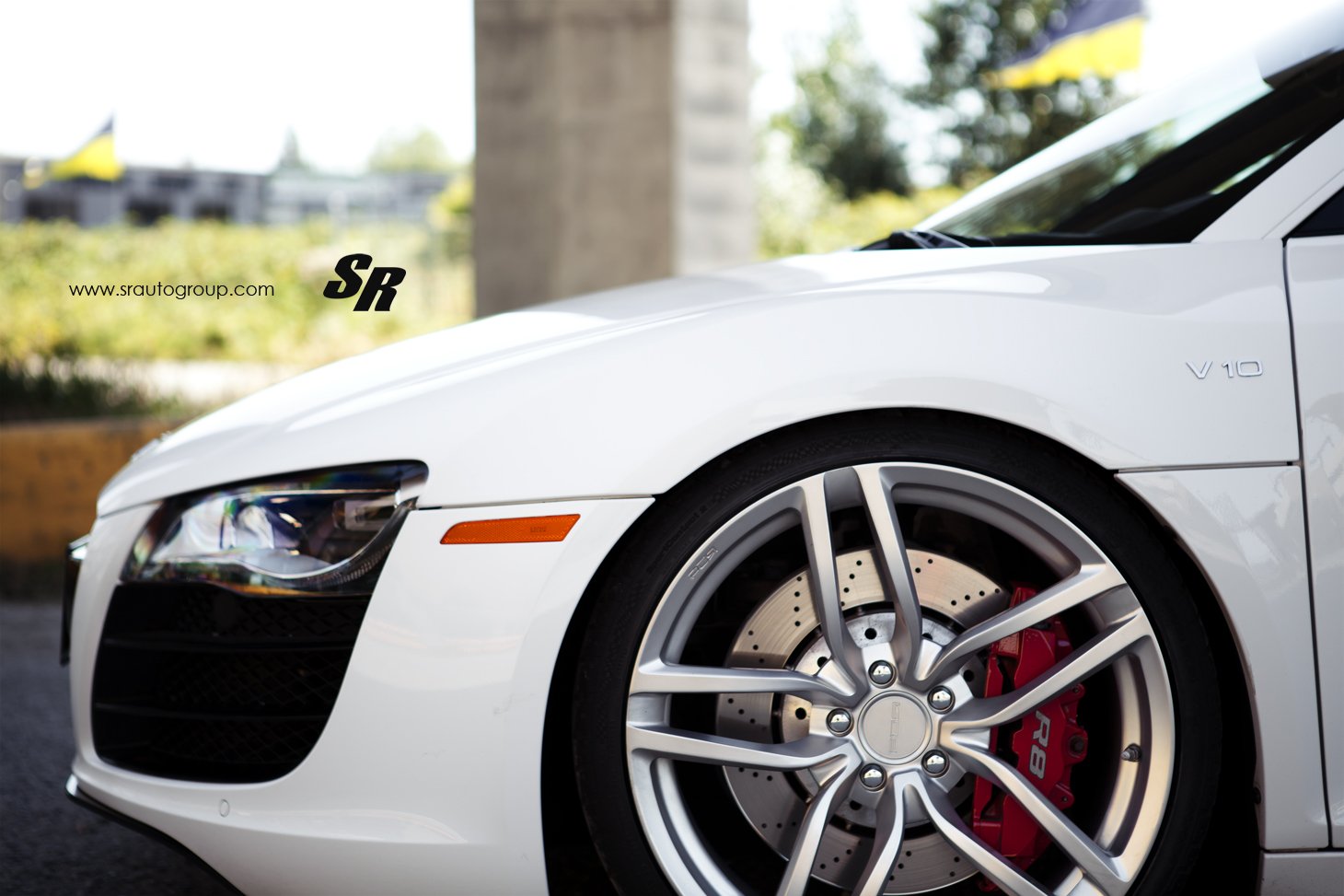 2014, Audi, R8, V10, Pur, Wheels, Tuning, White Wallpaper