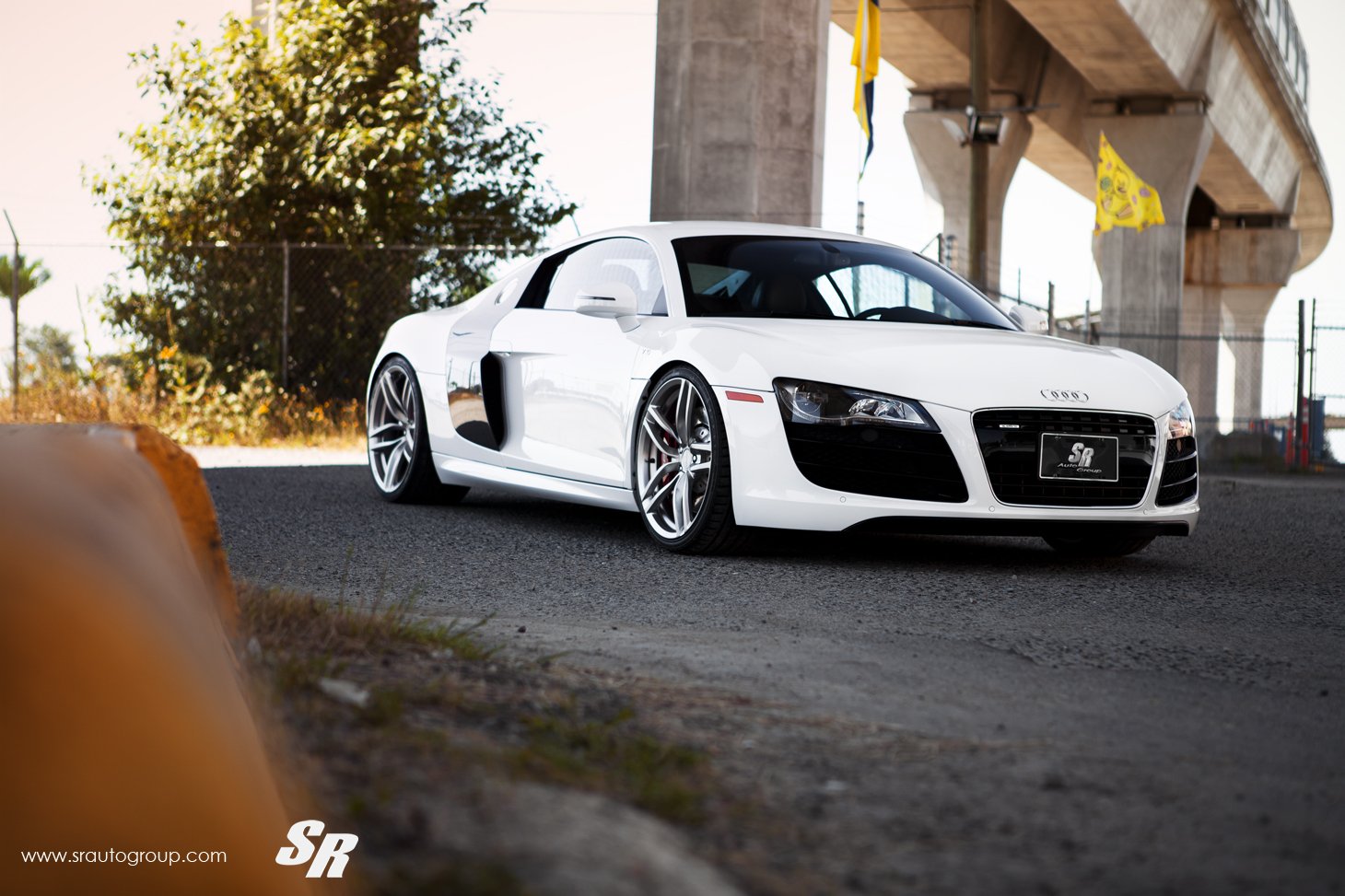 2014, Audi, R8, V10, Pur, Wheels, Tuning, White Wallpaper