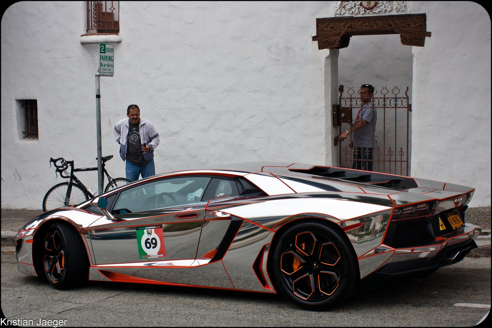 lamborghini, Avantador, Wrap, Vinyl, Chrome Wallpaper