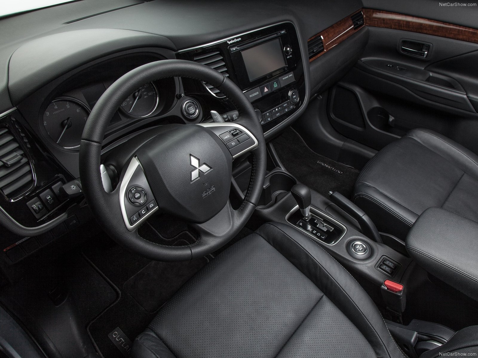 2014, Mitsubishi, Outlander, Suv, Interior Wallpaper