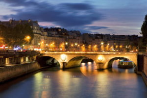 france, Bridge, River, Seine, Paris, World, Places, Cities, Night, Lights, Sky, Clouds, Sunrise, Sunset, Boats, Roads