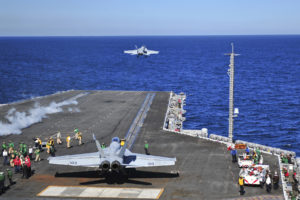 people, Aircraft, Carrier, Military, Navy, Boats, Ships, Weapons, Ocean, Sea, Sky, Fighter, Jets, Airplane, Flight, Fly, Steam, Deck