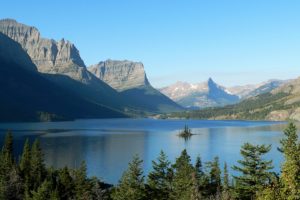 lakes, Nature, Islands, Mountains, Sky, Trees, Forest