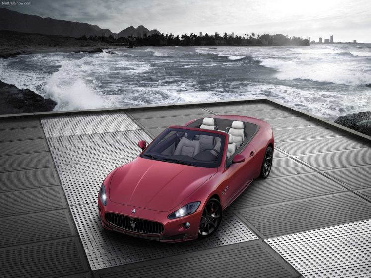 2012, Grancabrio, Maserati, Sport, V, 8, Italian, Convertible HD Wallpaper Desktop Background