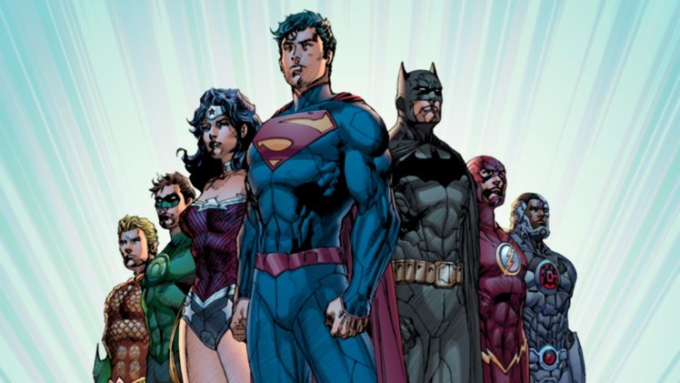 new, 52, Justice, League, Superman, Batman, Wonder, Woman HD Wallpaper Desktop Background