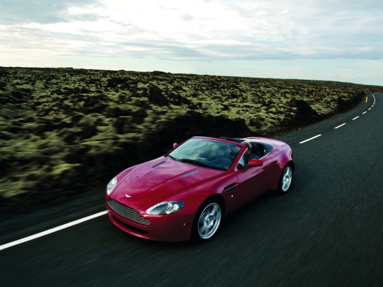 aston, Martin, V8, Vantage, Roadster, 2007 HD Wallpaper Desktop Background