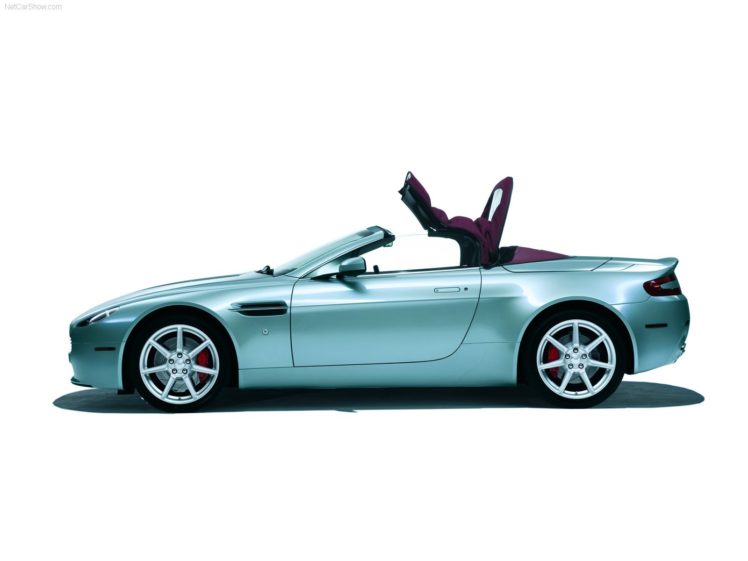 aston, Martin, V8, Vantage, Roadster, 2007 HD Wallpaper Desktop Background