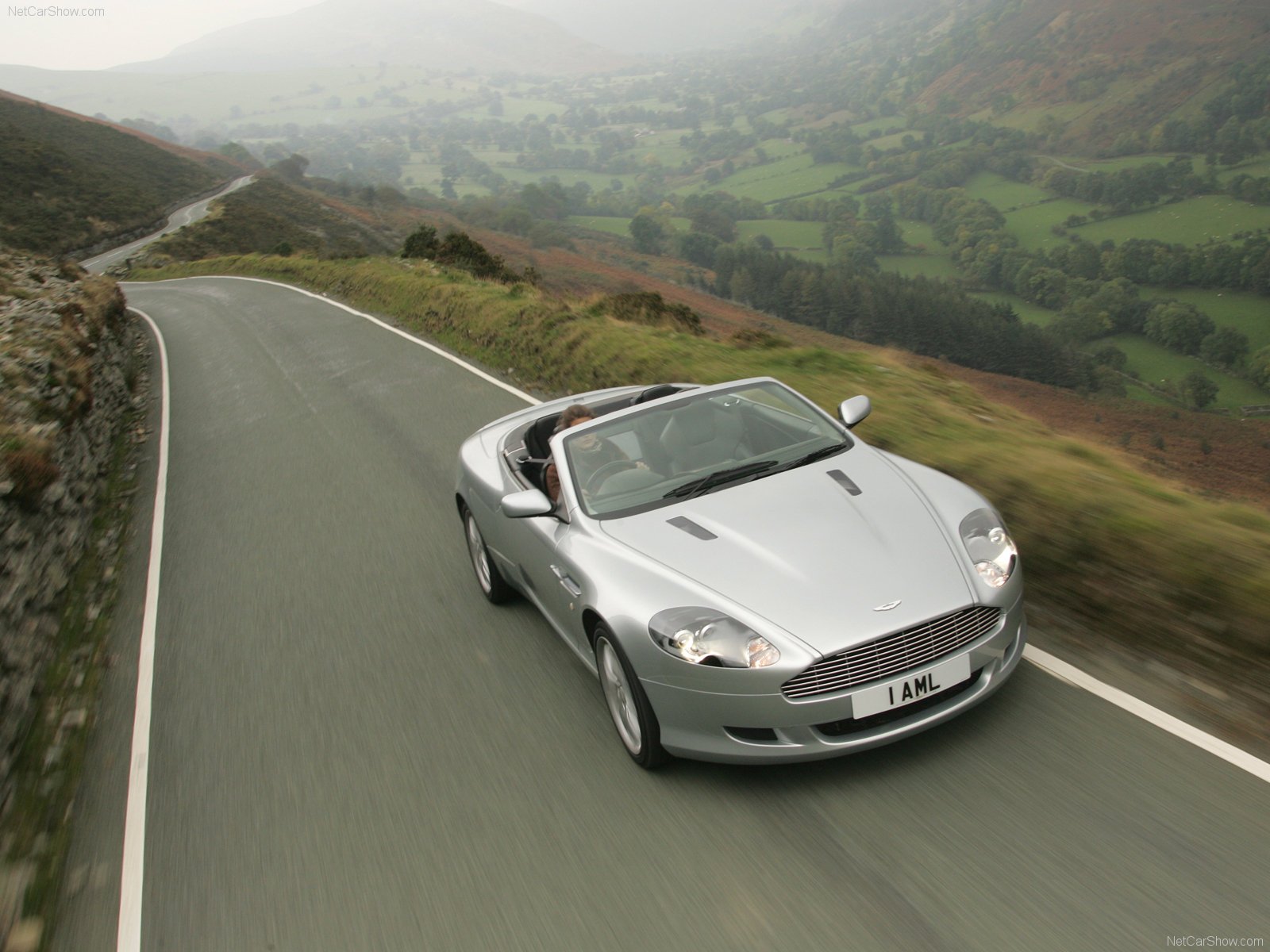 aston, Martin, Db9, Volante, Convertible, 2007 Wallpaper