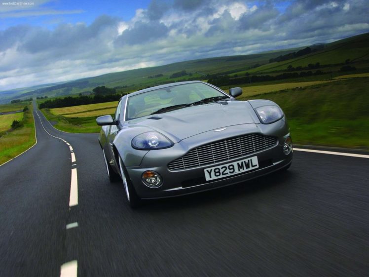 aston, Martin, V12, Vanquish, Coupe, 2001 HD Wallpaper Desktop Background