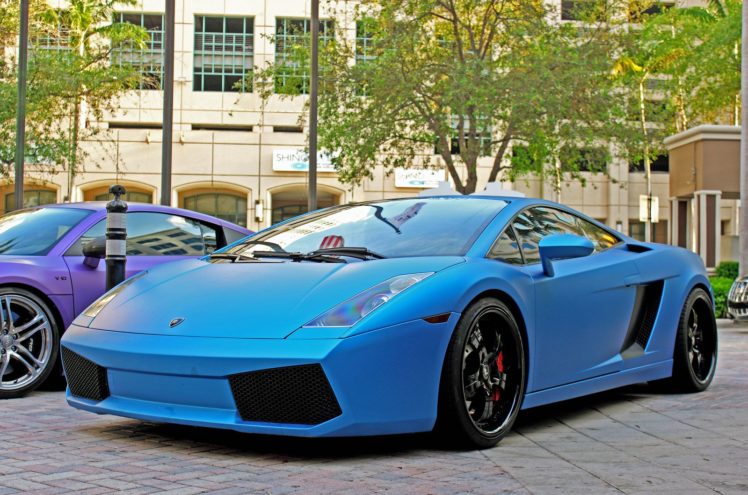 550, 2, Gallardo, Lamborghini, Blue, Blu, Supercars, Coupe HD Wallpaper Desktop Background