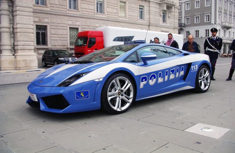 gallardo, Lamborghini, Lp560, 4, Police, Polizia, Supercar, Blue, Coupe HD Wallpaper Desktop Background