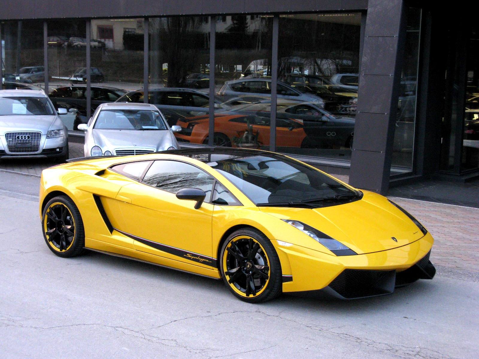 Lamborghini Gallardo lp570 4 Superleggera оранжевая