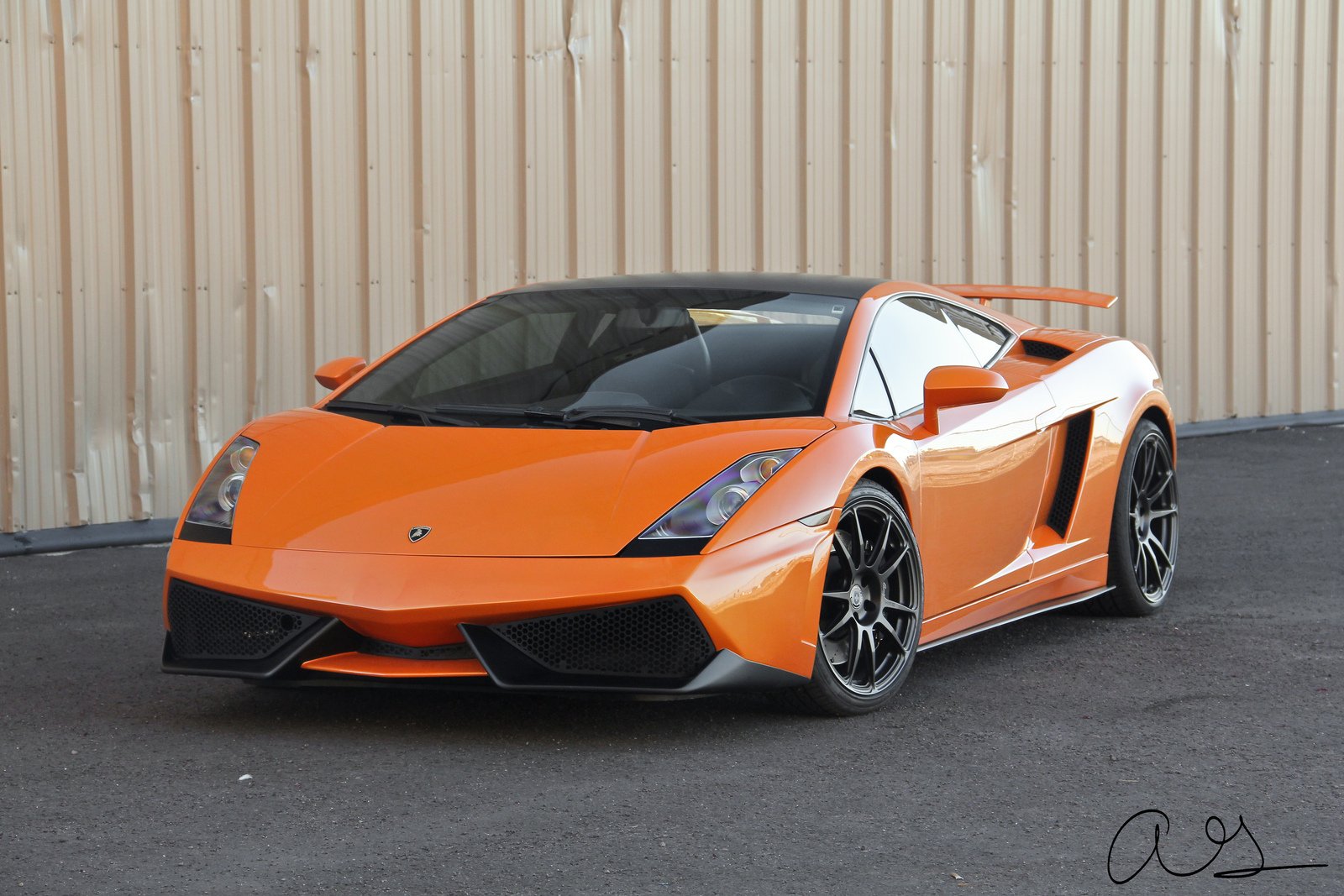 Lamborghini Gallardo lp570 4 Superleggera оранжевая