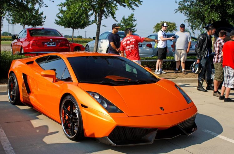 lamborghini, Gallardo, Lp570 4, Superleggera, Italian, Dreamcar, Supercar, Exotic, Sportscar, Orange, Arancione HD Wallpaper Desktop Background