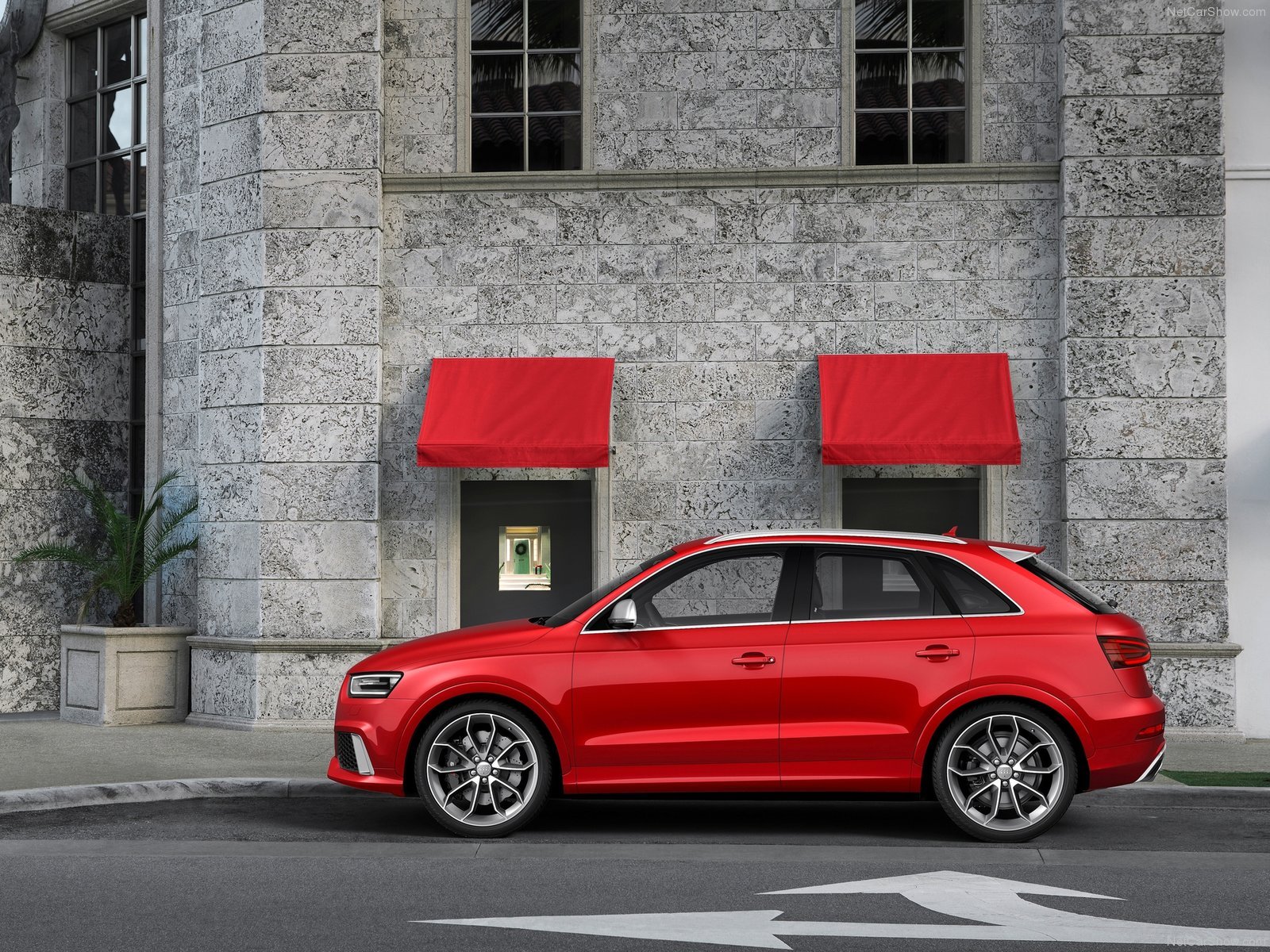 audi, R, S, Q, 3, 2014, Suv, Rouge, Red, Rosso Wallpaper