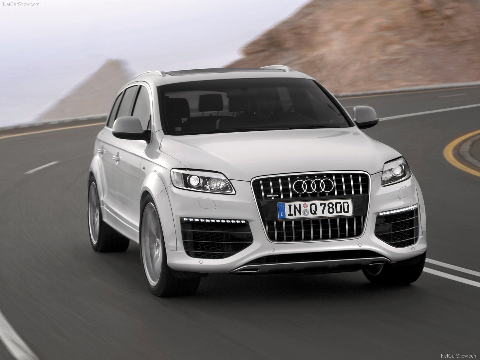 audi, Q7, V12, Tdi, Suv, 2009 Wallpaper