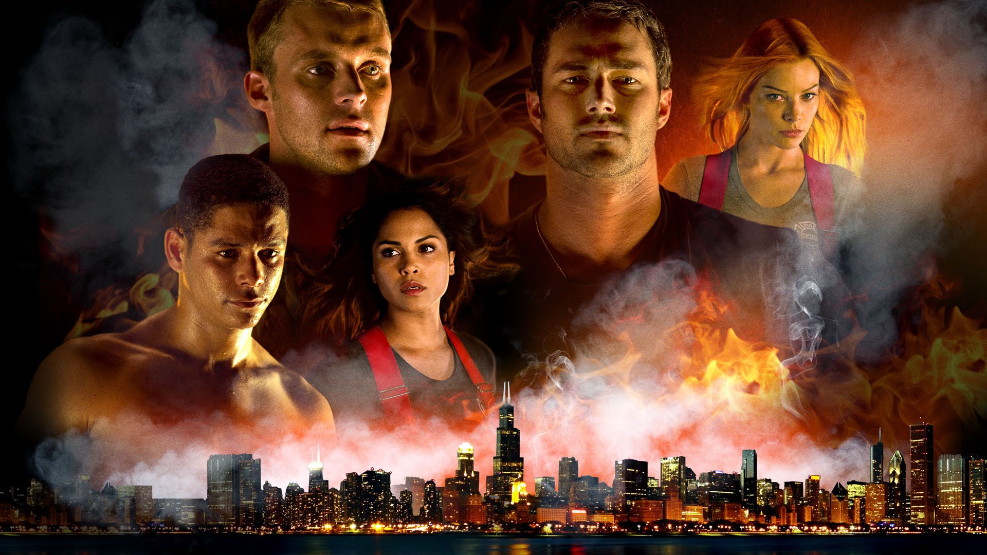 chicago, Fire, Action, Drama, Series Wallpaper
