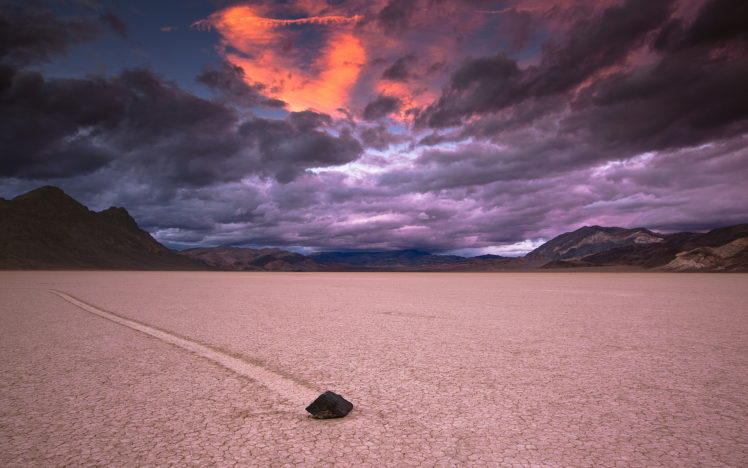 nevada, Desert, Sunset, Landscapes, Travel, Path, Trail, Crack, Mountains, Sky, Clouds HD Wallpaper Desktop Background