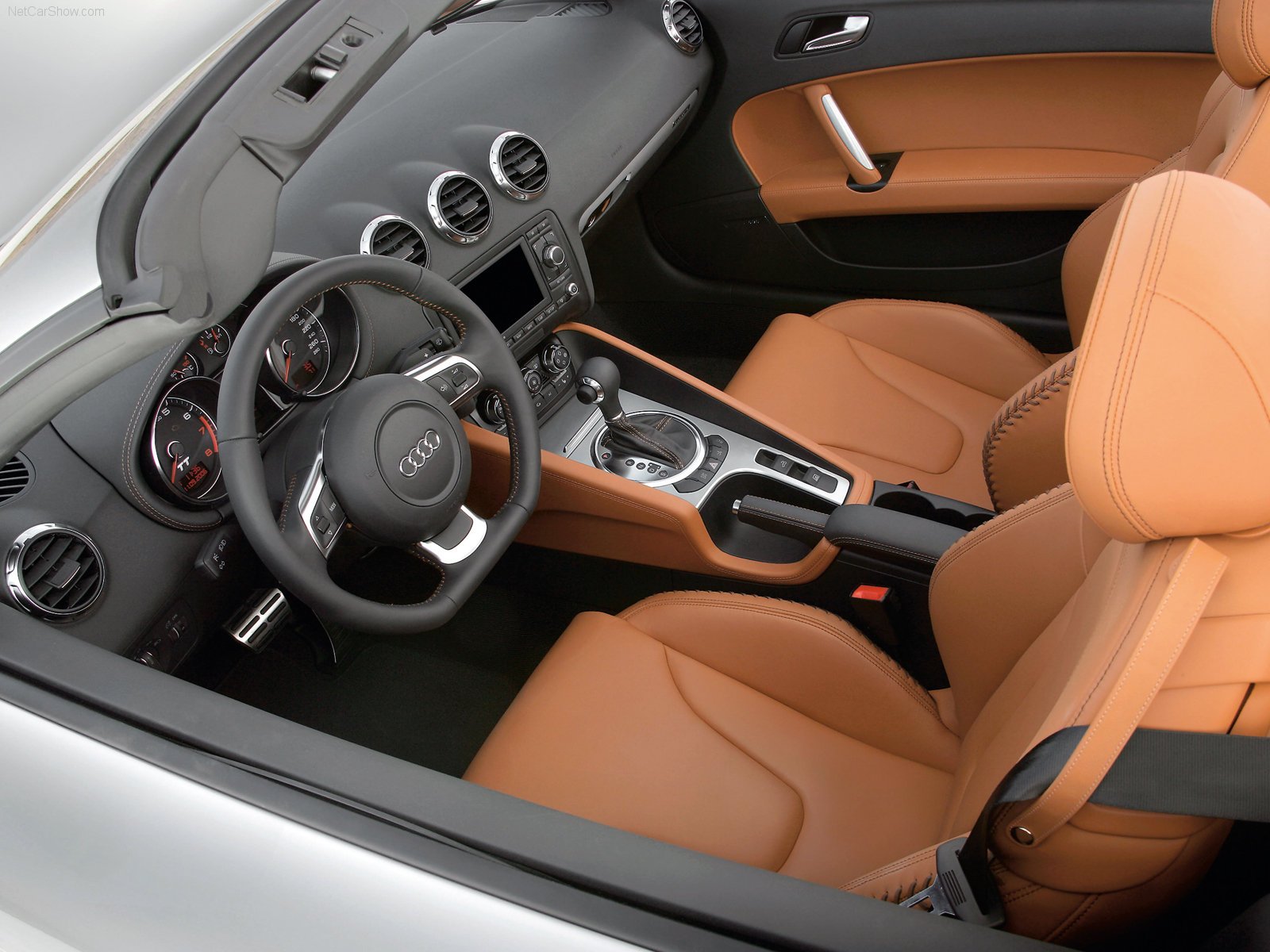 audi, Tt, Roadster, 2007, Interior Wallpaper