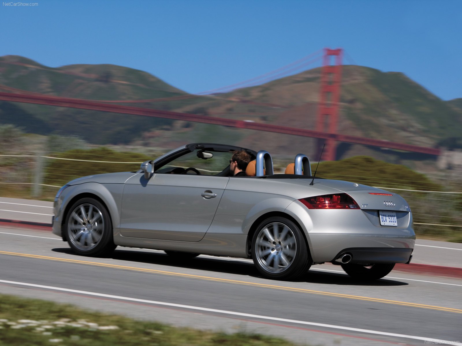 audi, Tt, Roadster, Quattro, 2008 Wallpaper