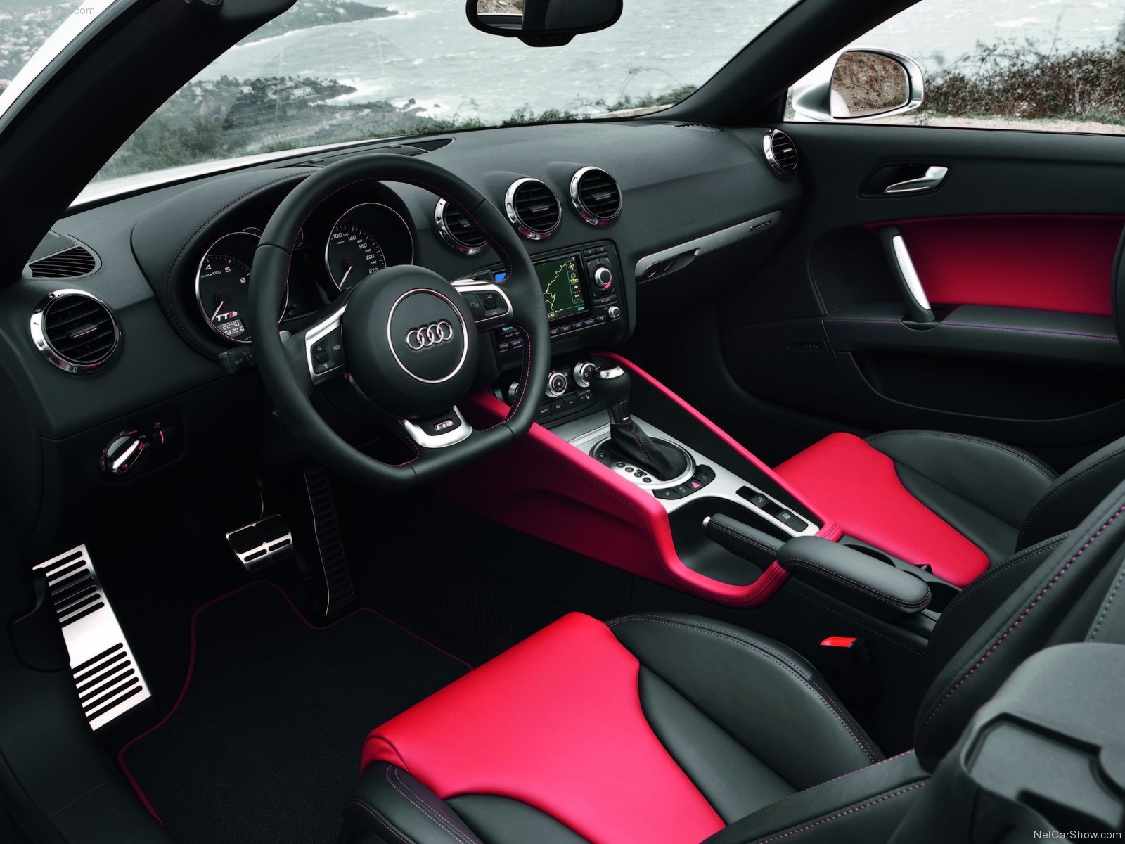 audi, Tts, Roadster, 2011, Interior Wallpaper