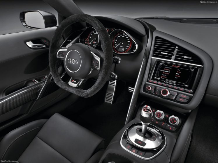 2013, Audi, V10, Interior HD Wallpaper Desktop Background