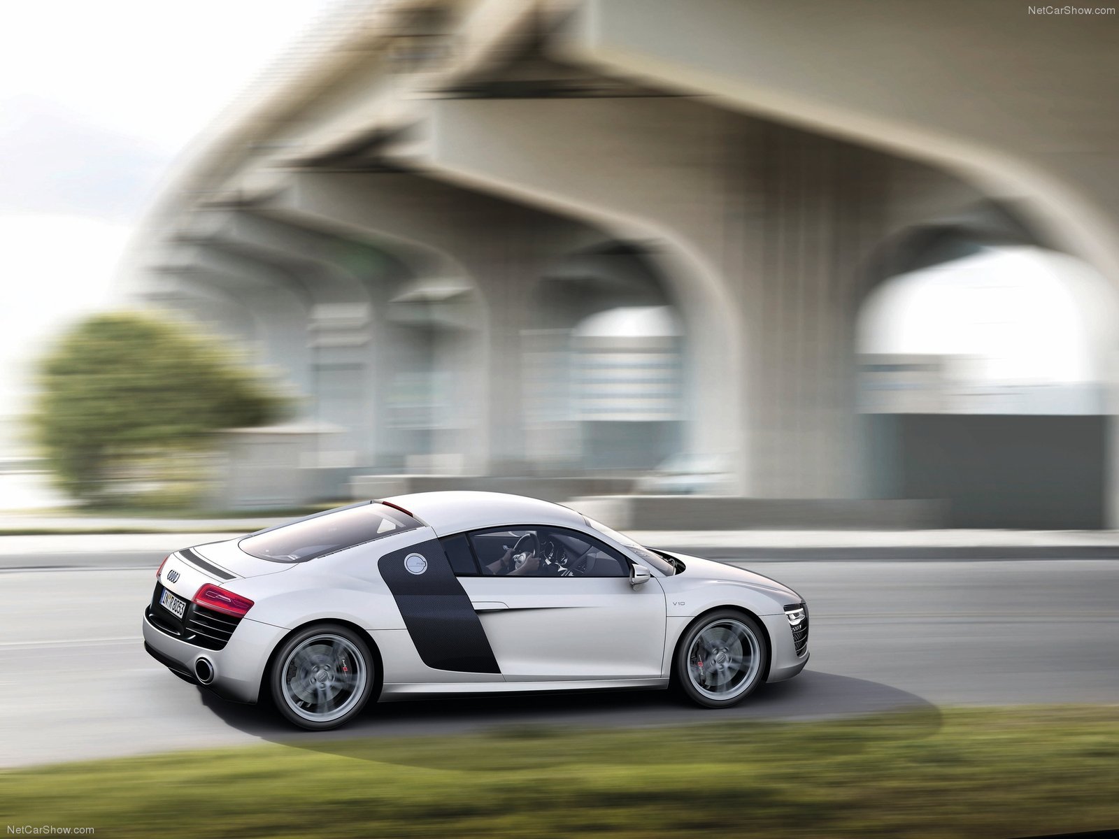 audi, R8, V10, 2013, Coupe, Supercars, White Wallpaper