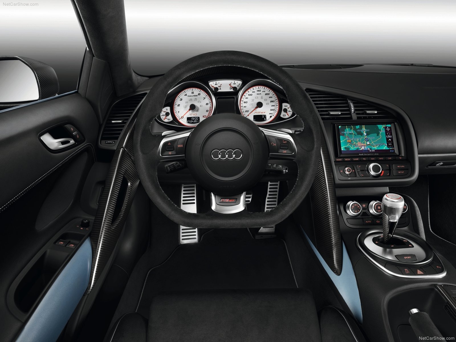 2012, Audi, R8, Spyder, Supercars, Interior Wallpaper
