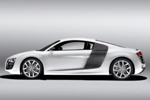 2010, Audi, Coupe, Supercars, V10, White