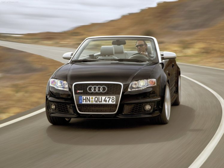 audi, Rs, 4, Cabriolet, 2006, Convertible HD Wallpaper Desktop Background