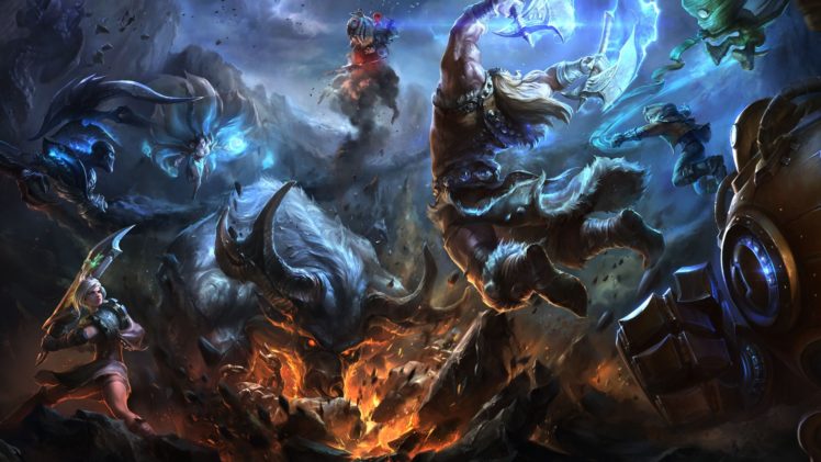 pentakill, League, Legends, Fantasy, Heavy, Metal, Mmo, Online, Fighting HD Wallpaper Desktop Background