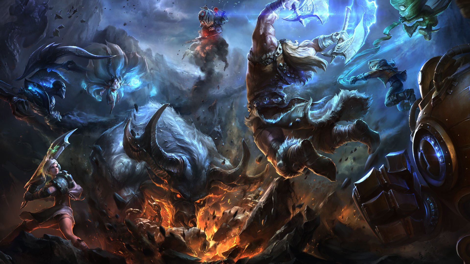 pentakill, League, Legends, Fantasy, Heavy, Metal, Mmo, Online, Fighting Wallpaper
