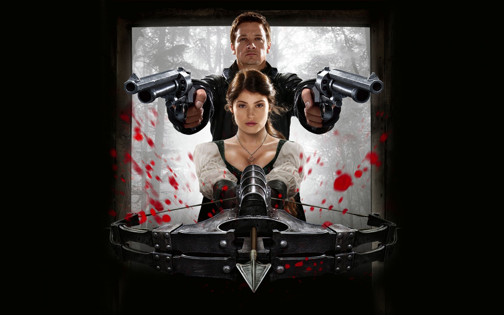 hansel, And, Gretel, Witch, Hunters, Weapons, Guns, Crossbow, Action, Adventure Wallpaper