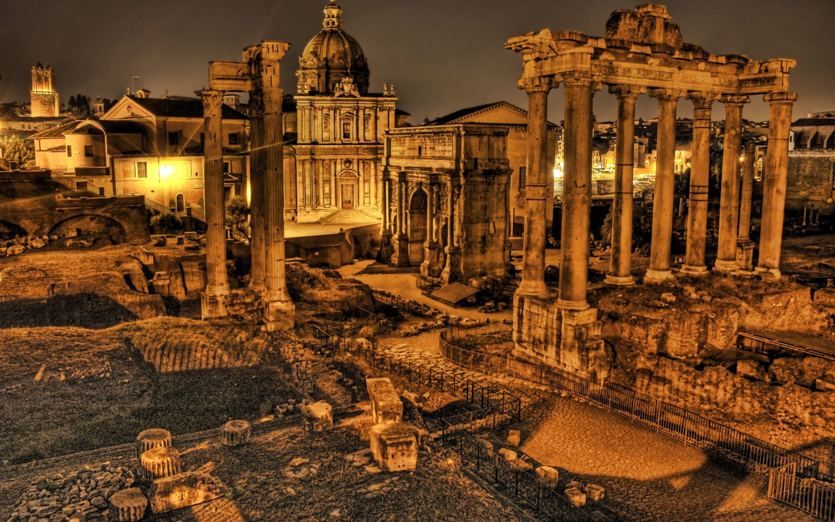 rome, Ruins Wallpaper