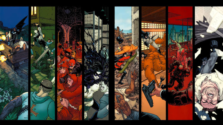 batman, Comics, Superherep, Collage, Panels HD Wallpaper Desktop Background
