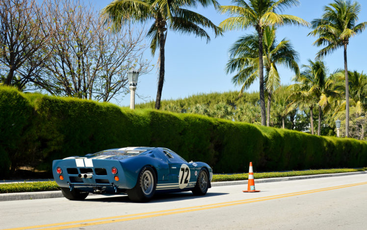 ford, Gt40, Supercars, Race, Cars, Classic, Muscle, Cars, Roads, Blue HD Wallpaper Desktop Background