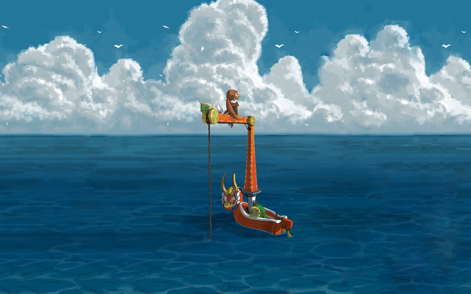 legend, Zelda, Windwaker, Action, Adventure, Family, Nintendo Wallpaper