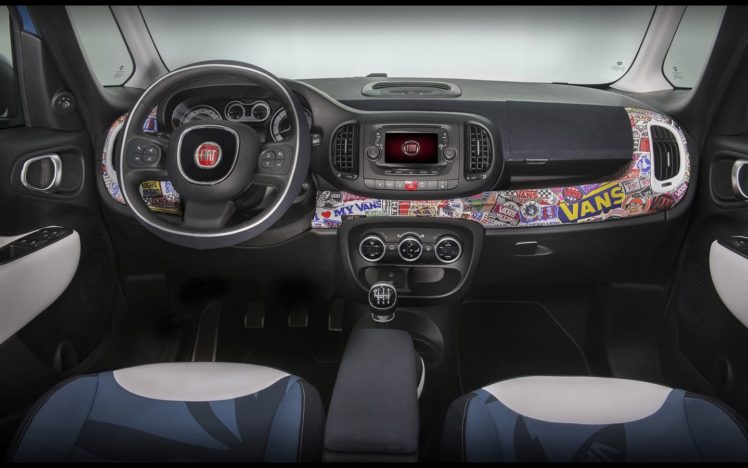 2014, Fiat, 500l, Vans, Design, Concept, Interior HD Wallpaper Desktop Background