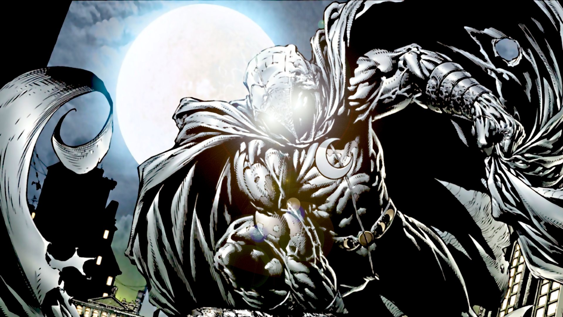 moon, Knight, Marvel Wallpaper