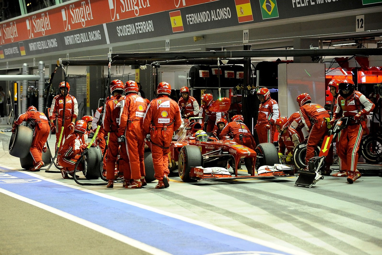 2013, F138, Ferrari, Formula, Race, Racing, Scuderia, Ravitaillement ...