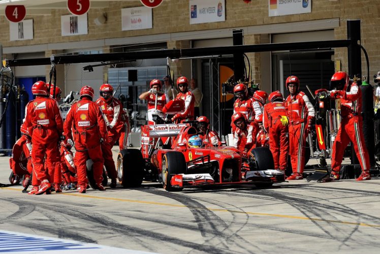 2013, F138, Ferrari, Formula, Race, Racing, Scuderia, Ravitaillement, Stand HD Wallpaper Desktop Background