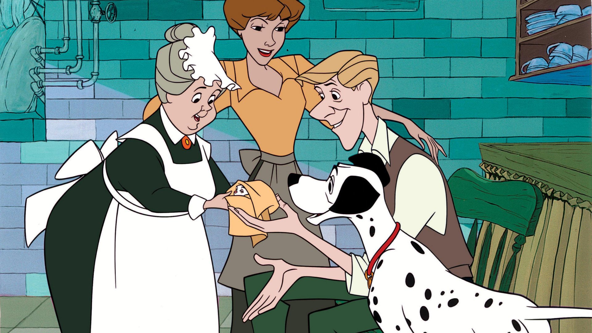 101 dalmatians, Comedy, Adventure, Family, Dog, Puppy, 100, Dalmatians Wallpaper