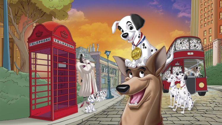 101 dalmatians, Comedy, Adventure, Family, Dog, Puppy, 100, Dalmatians, Disney HD Wallpaper Desktop Background