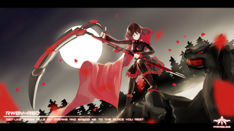 rwby, Girl, Warrior, Girl, Monster, Creature, Dragon HD Wallpaper Desktop Background