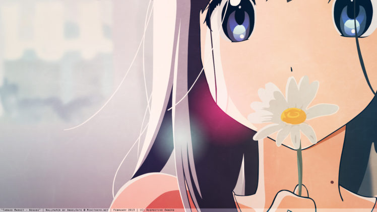 tamako, Market, Kitashirakawa, Girl, Flower HD Wallpaper Desktop Background
